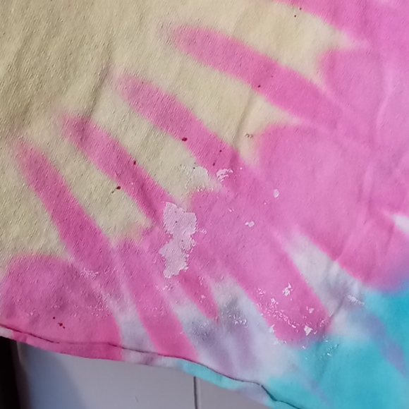 Authentic 1995 Van Halen tie dye concert crop top - Picture 3 of 5